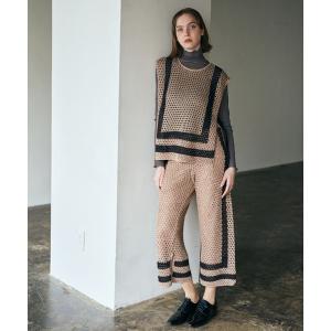 パンツ watermark knit pants レディース