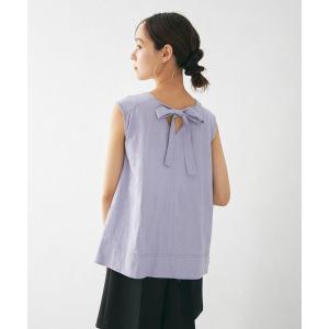 シャツ ブラウス ＜EMMEL REFINES＞EM バックリボン ステッチ