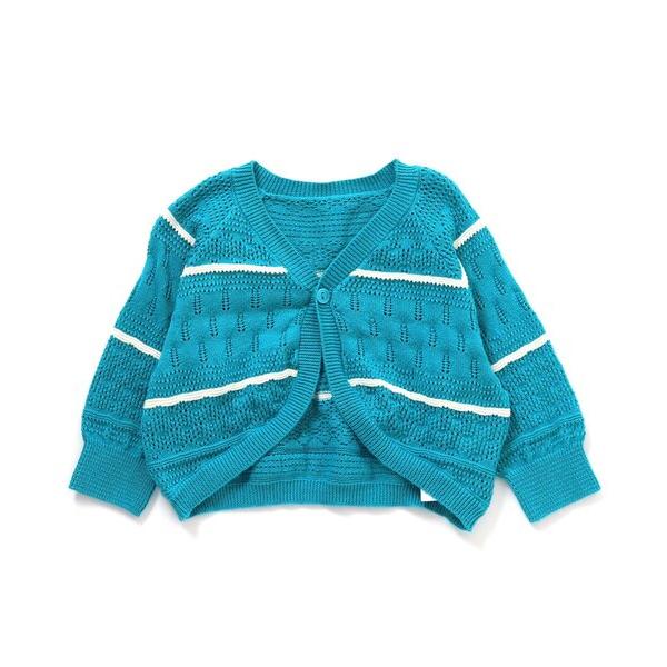 ベビー服 ロンパース ベビーサマーニットカーディガン