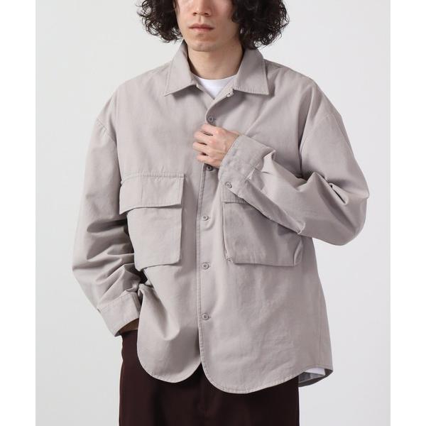 シャツ ピケ＆6ozデニム　シャツジャケット メンズ レディース
