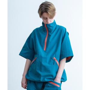 Universal Style Wear ハーフジップ スタンド アノラック メンズ レディース