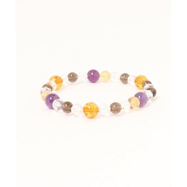 ブレスレット 「岩座」篭目アメジストブレスレット レディース