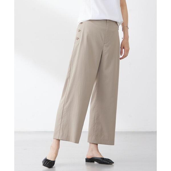パンツ 「洗える・イージーケア」ソフトタイプライター セミワイド パンツ レディース