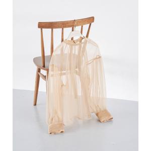 ブラウス シャツ Tulle Over Blouse レディース