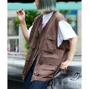 ベスト ナイロンジップベスト