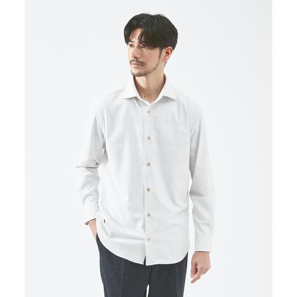 シャツ 「FLEX SHIRTS」接触冷感 スラブチェック シャツ メンズ レディース