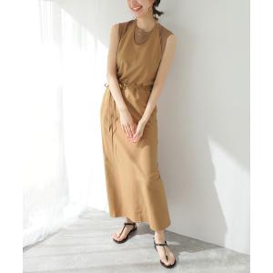 baserange ワンピース　ベージュ BASERANGE/ベースレンジ FRAME DRESS ワンピース（ワンピース