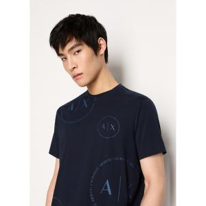 tシャツ Tシャツ メンズ 「A|X アルマーニ エクスチェンジ」グラフィックロゴ　半袖クルーネックTシャツ/REGULAR｜ZOZOTOWN Yahoo!店