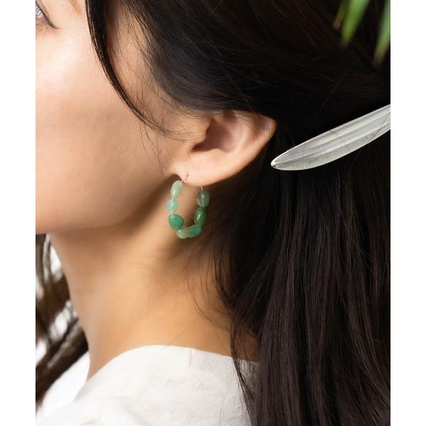 ピアス ストーンピアス レディース