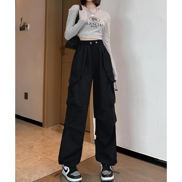 カーゴパンツ 「ロングシーズン大活躍」ストリート カーゴパンツ レディース