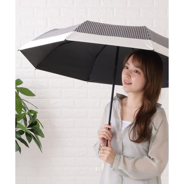 折りたたみ傘 ツートーン晴雨兼用折りたたみ傘 レディース