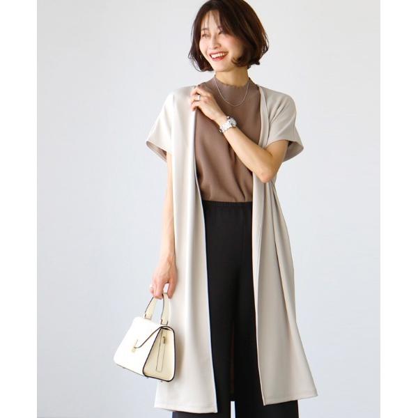 カーディガン uvカット Ehre styleオリジナル！二の腕隠しお洒落なUVジレ レディース