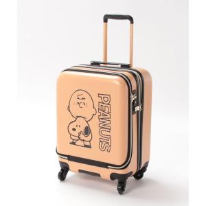 スーツケース 「PEANUTS/ピーナッツ」 スヌーピー フロントオープン キャリーケース 37L(42L)