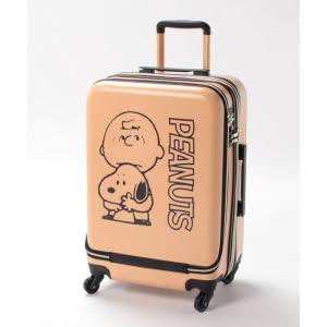 スーツケース レディース 「PEANUTS/ピーナッツ」 スヌーピー フロントオープン キャリーケース 50L(58L)｜ZOZOTOWN Yahoo!店