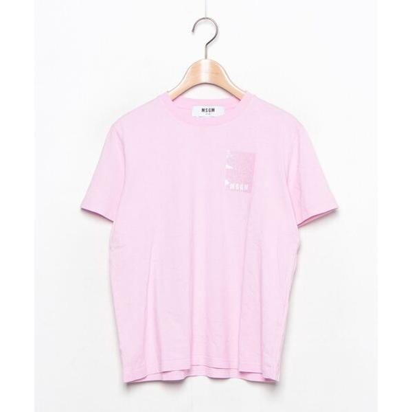 レディース 「MSGM」 半袖Tシャツ X-SMALL ピンク