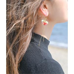 ESTELLE（エステール） ピアス K18 ピンクゴールド フープピアス(L