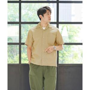シャツ オープンカラー半袖カジュアルシャツ メンズ