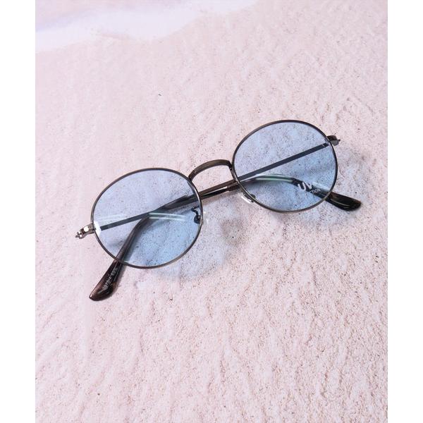 サングラス (CR)「ユニセックス」カラーレンズ メタル ラウンド サングラス レディース メンズ