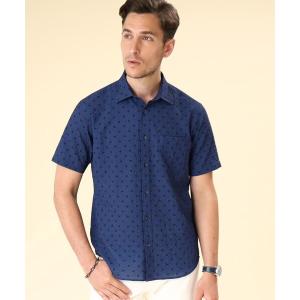 シャツ ブラウス リップル スモールパターン シャツ