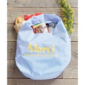 エコバッグ 「欧州航路」Merci ストライプエコバッグ