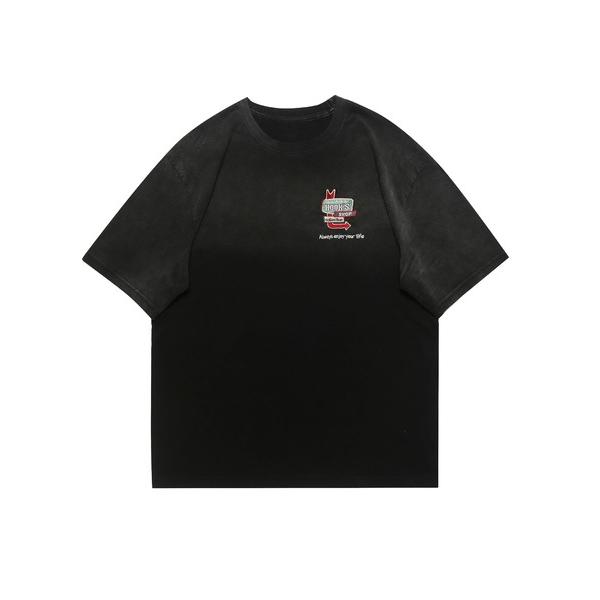 tシャツ HOOK -original- 個性派グラデーション暈し染め刺繍ビッグTEE (SS) メ...