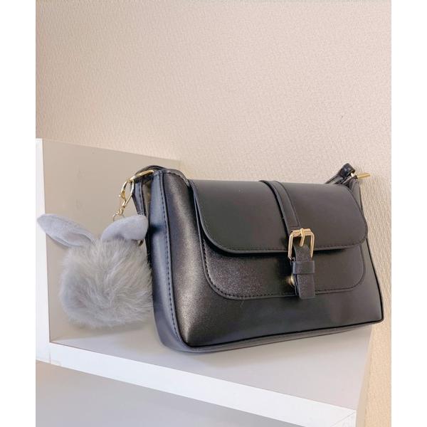 キーホルダー うさぎファーキーホルダー