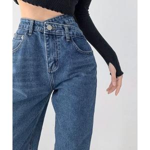 ジーンズ デニム デニムパンツ 「 選べる 3 color/３サイズ展開 」ハイウエストデニムパンツ レディース