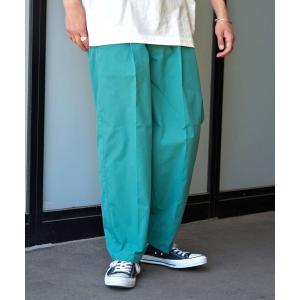 パンツ バルーンシルエットイージーケアテーパードパンツ