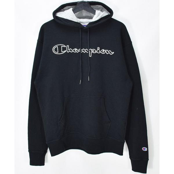 パーカー 「ヴィンテージ古着」Champion / チャンピオン ロゴ刺繍 スウェットパーカー メン...