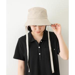 帽子 ハット レディース リボン付ポリツイルバケットハット｜ZOZOTOWN Yahoo!店