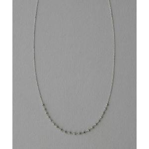 ete（エテ） ネックレス PT850 e_Grain セミロング ネックレス