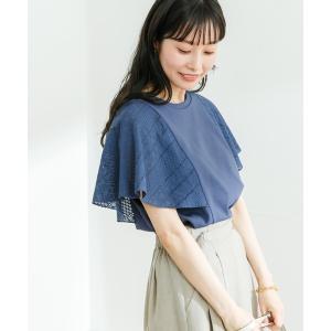 tシャツ Tシャツ レース切替フレアスリーブカットソー｜zozo