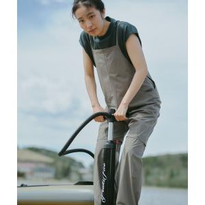 サロペット オーバーオール 「UR TECH MoLight」「UVカット」「撥水」ウィンディラッシュサロペット レディース