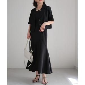 セットアップ ジャケット＆マーメイドワンピースセットアップ レディース