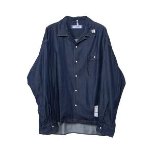 MIHARA YASUHIRO / ミハラヤスヒロ/長袖シャツ/36/コットン/BLU/ストライプ/B08SH271 MIHARA YASUHIRO◇ミハラヤスヒロ/長袖シャツ/36/コットン/BLU