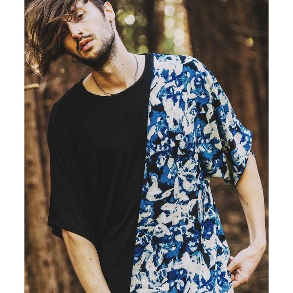 tシャツ 「NO ID.」Abstract Switch Loose T-Shirt / アブストラ...