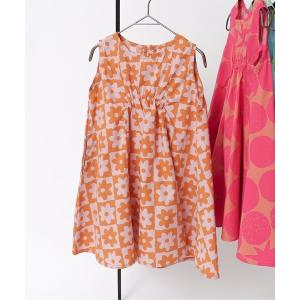 ワンピース 「カラフル/花柄・ストラップ」総柄フレアワンピース キッズ 子供服 女の子