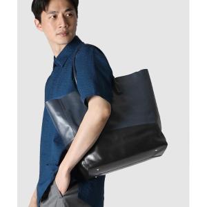 メンズ トートバッグ バッグ LIGHTNESS＆SOFTNESSBI-COLOR LEATHER TOTE｜zozo