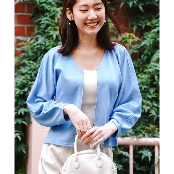 ma1 ma-1 ダイバー素材ドルマンスリーブブルゾン レディース