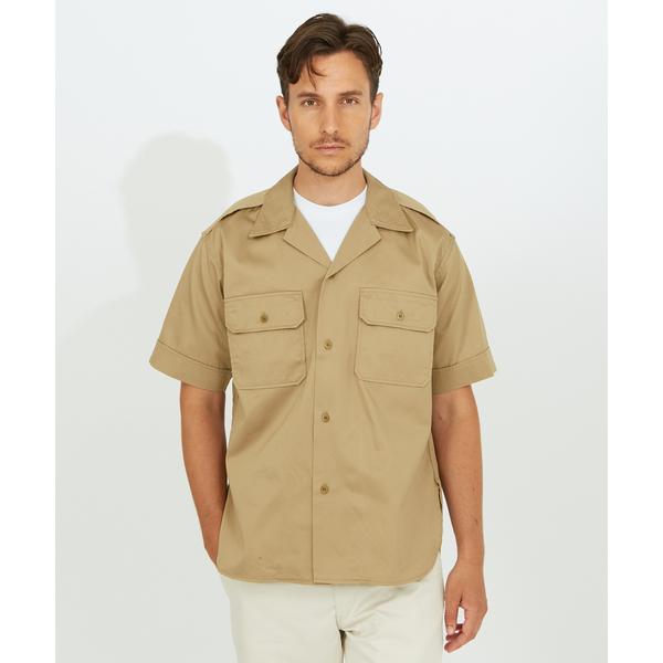 シャツ SD F.L オープンカラー 半袖シャツ メンズ