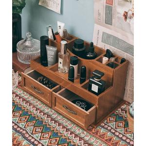 ビンテージスタイル メイク収納ボックス