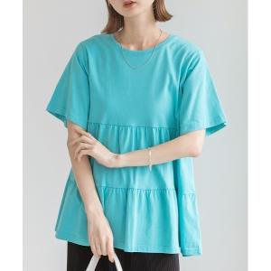 tシャツ Tシャツ ティアード チュニックTシャツ