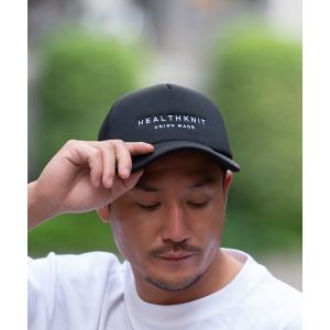 帽子 キャップ メンズ 「Healthknit/ヘルスニット」ロゴ刺繍メッシュCAP