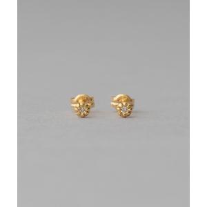 ete（エテ） ピアス K18YG フルール ピアス（誕生石 5・7・9月