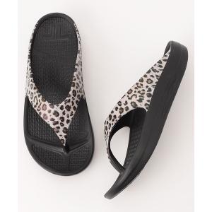 サンダル メンズ TELIC/テリック FLIP FLOP LEOPARD/リカバリーサンダル トングタイプ｜zozo