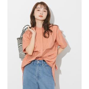 シャツ ブラウス フロントフリルブラウス