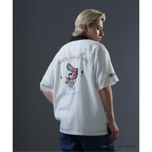 シャツ ブラウス メンズ 「チェンソーマン × ONEMADE × AVIREX」SHORT SLEEVE BOWLING SHIRT / ボーリング｜zozo