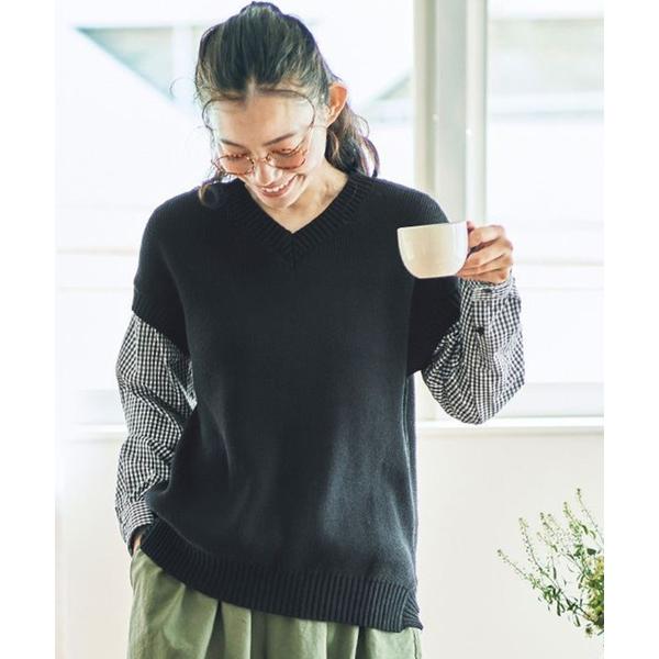 ａｎｄ　ｍｙｅｒａ　コンビギンガムトップス レディース