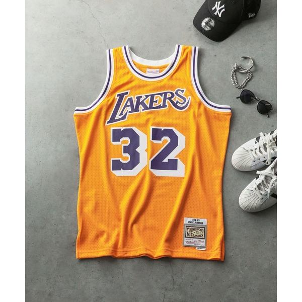 タンクトップ Mitchell＆Ness 　NBA SWINGMAN HOME JERSEY LAK...