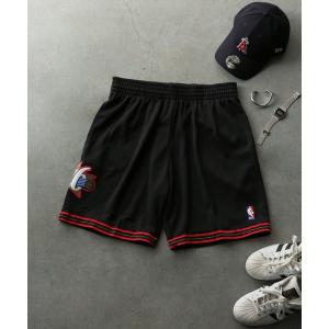 パンツ メンズ Mitchell＆Ness 　NBA SWINGMAN ROAD SHORTS 76ERS 00-01｜ZOZOTOWN Yahoo!店